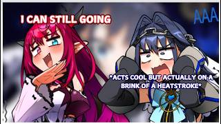 Kronii and IRyS really treating heatstroke like a ranked match
