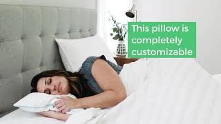 Linenspa 2 Pack Shredded Memory Foam Pillows - Moldable, Fluffable, Customizable