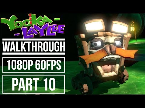 YOOKA LAYLEE Gameplay Walkthrough Part 10 No Commentary World 3 Moodymaze Marsh (1080p 60fps)
