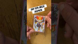Day 159: Mega Delphox #pokemon #pokemoncards #illustrations #shorts
