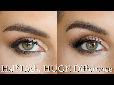 Accent Lashes: Best styles & tips for applying half lashes | Bailey B. Video
