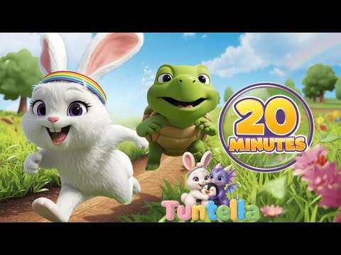 The Tortoise and the Hare + More Nursery Rhymes and Kids Songs| Tuntella Kids Songs #nurseryrhymes