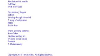 Tom Scullin Lyrics (Music Lost): Winters' Silver Lining (My Christmas Story)