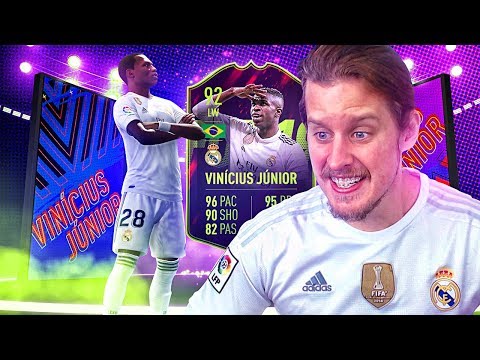 THE NEW NEYMAR?! 92 FUTURE STAR VINICIUS JUNIOR! FIFA 19 Ultimate Team Video