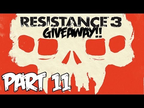 Resistance 3 Walkthrough Part 11 [Chapter 9] GIVEAWAY - Let's Play (Gameplay & Commentary)
