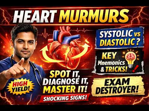 Heart Murmurs Made EASY | Systolic vs Diastolic Explained