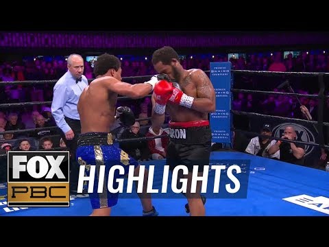 Money Powell knocks down Javier Frazier in the 3rd round | HIGHLIGHTS | PBC ON FOX