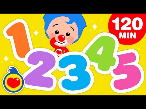 Aprende Los Números - Los Mejores Juegos Educativos Y Canciones Infantiles (120 Min) | Plim Plim