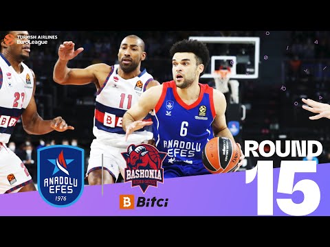 Micic boosts Efes over Baskonia! | Round 15, Highlights | Turkish Airlines EuroLeague