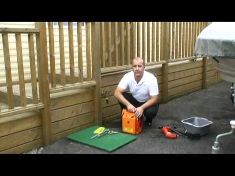 Drain down and winterise a static park home or holiday home with Floe