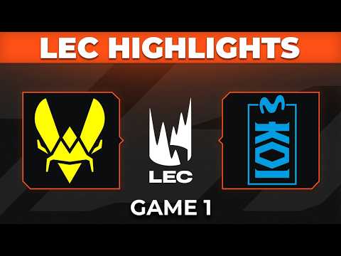 VIT vs MKOI Highlights Game 1 | LEC Playoffs 2026 | Team Vitality vs Movistar KOI