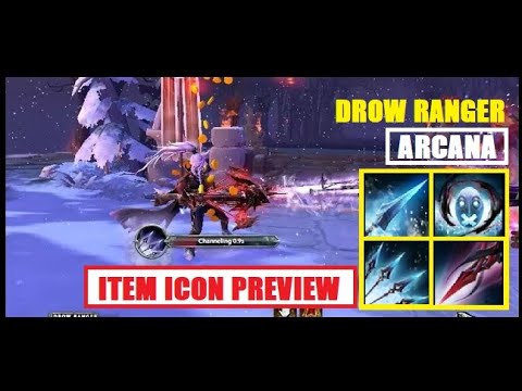DROW RANGER ARCANA  ( Style 2) DREAD RETRIBUTION | - item icon preview