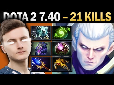Invoker Pro MID with Idol and 21 Kills - Dota 2 7.41