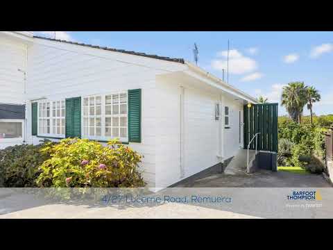 SOLD - 4/27 Lucerne Road, Remuera - Dennis M Dunford