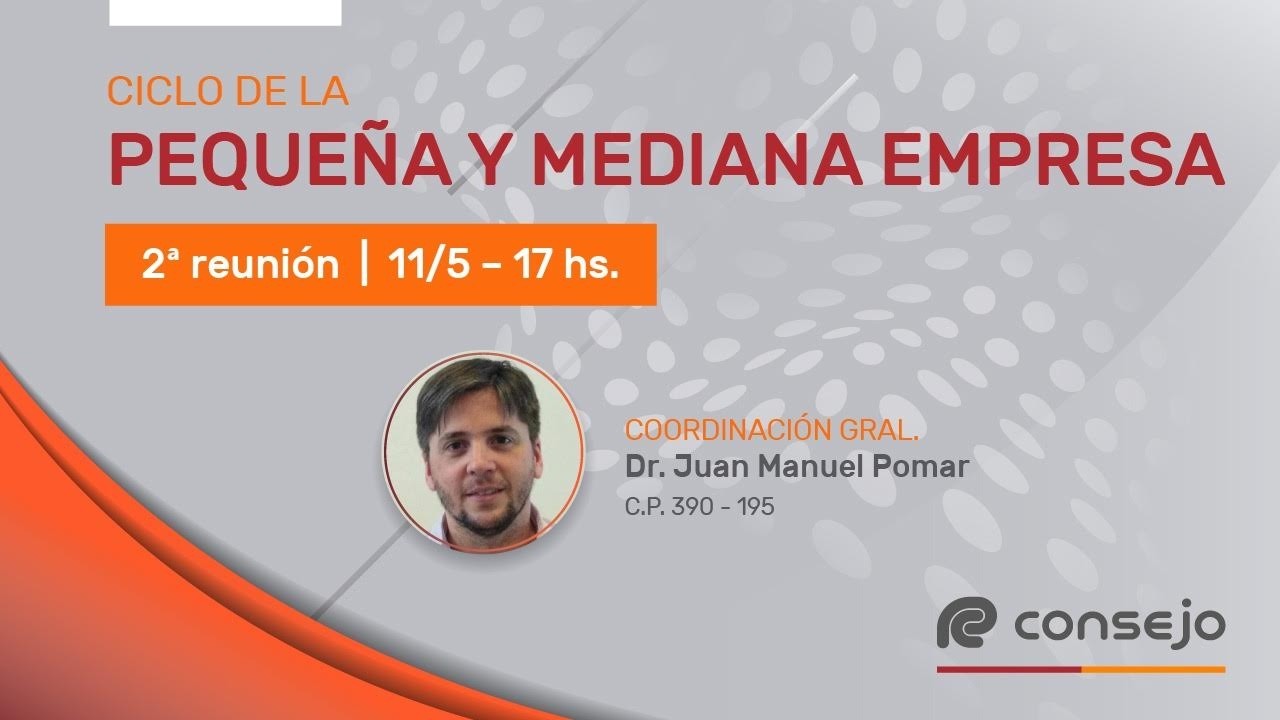 Ref. 4202NV. Ciclo de la Pequeña y Mediana Empresa 2° Reunión 2026