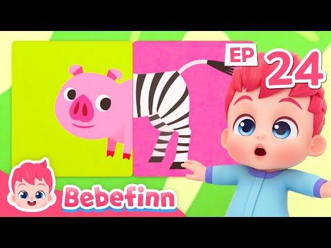 Have You Ever Seen a Tail? | EP24 | Bebefinn Animal Songs | Guessing Game | Nursery Rhymes