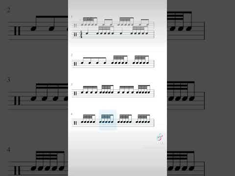 32nd notes & 8th note - rhythm practice 🎵