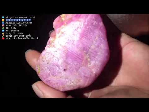 Ruby thô Lục Yên to khủng 700g [ LC1081 ] giá 70 triệu - 0921400999