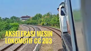 Download lagu Akselerasi Lokomotif CC 203 mp3