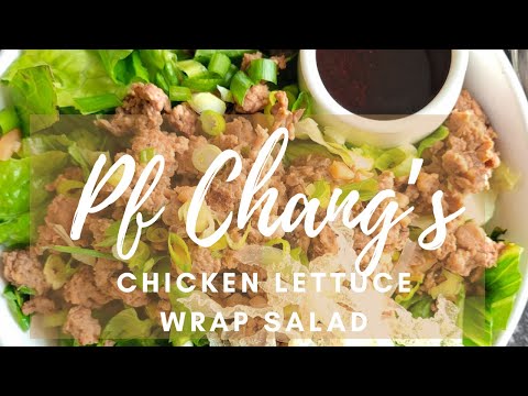 PF CHANG'S CHICKEN LETTUCE WRAP SALAD | COPYCAT RECIPE