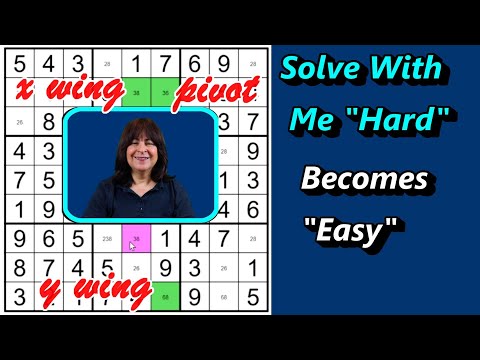 How to Solve a Hard Level Sudoku Puzzle with an XY Wing