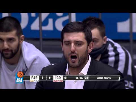 ABA Liga 2015/16, Round 17 match: Partizan NIS - Igokea (27.12.2015)