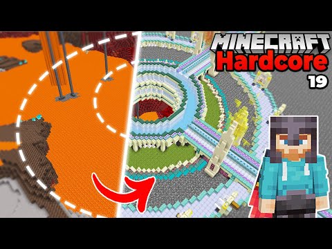 I Built a MEGA NETHER BASE in Hardcore Minecraft 1.19 Survival Lets Play (#19)