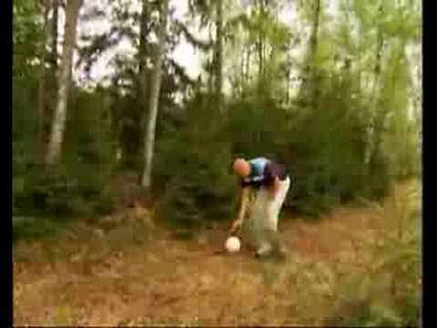 RIP Fuck cancer! ﻿Klas Ingesson Shot Down a Big Tree With One Super Football Shot!!!