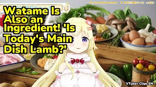 Watame Is Also an Ingredient! 'Is Today's Main Dish Lamb?' | Tsunomaki Watame
