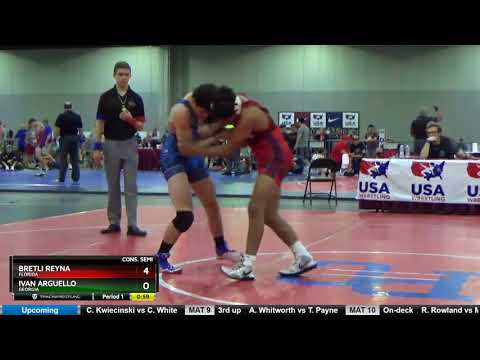 Junior Men 126 Bretli Reyna Florida Vs Ivan Arguello Georgia
