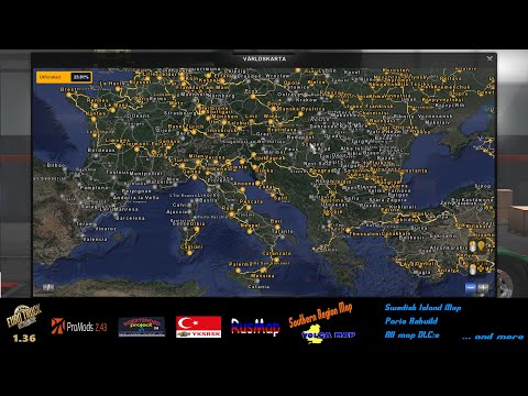 ETS2 1.36 I Big Map Combo Setup I Promods 2.43 I RoEx 2.4 I Load Order