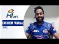 Supporting MI All The Away From Panama पनामा से फैन आए शो पर Dream11