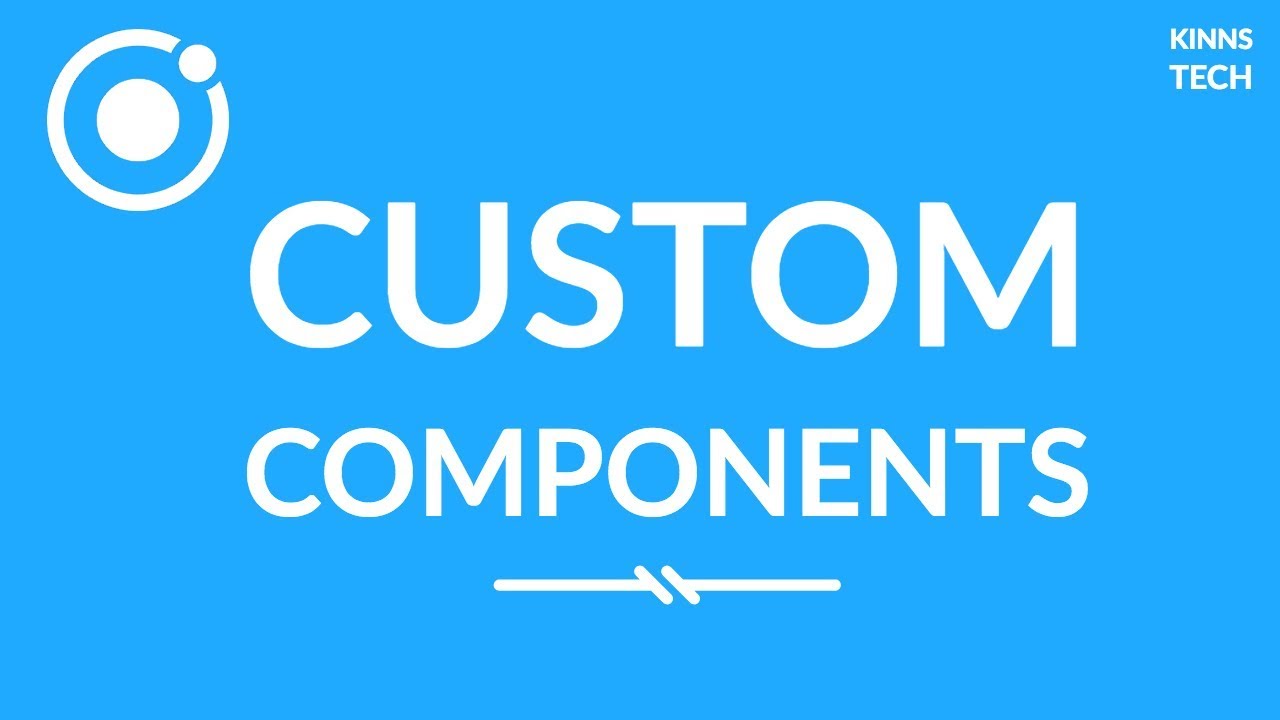 Ionic 3 Custom Components