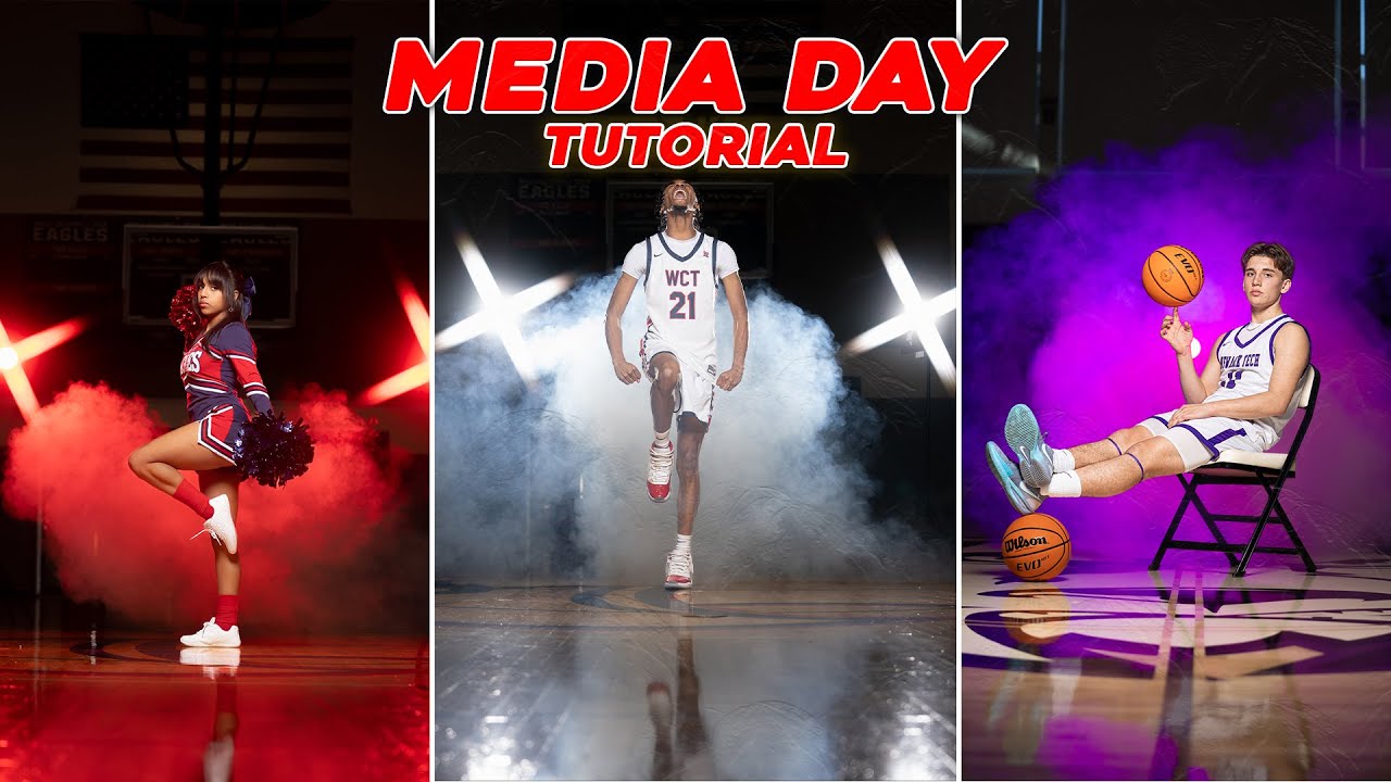 THE BEST SPORTS MEDIA DAY SETUP FOR ANY SPORT | Full Walkthrough |