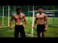 가슴라인 살아나는 딥스 조지는 날... 아이연맨 골방맨 합동훈련 dips workout