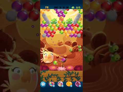 Angry birds pop bubble shooter level 197 NO BOOSTER
