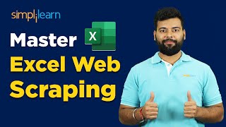 Master Excel Web Scraping | Data Scraping From Websites Into Excel | Excel Tutorial | Simplilearn