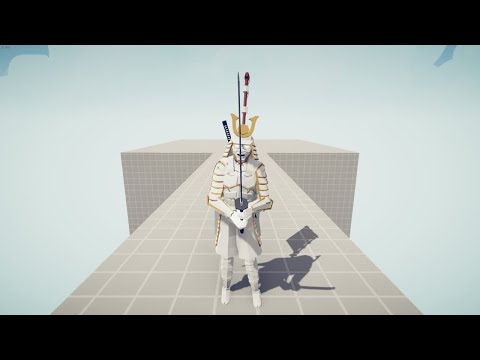 WHITE SAMURAI vs EVERY GOD ► Totally Accurate Battle Simulator TABS