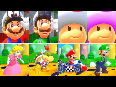 Bowser's Fury + Super Mario Odyssey - All Characters