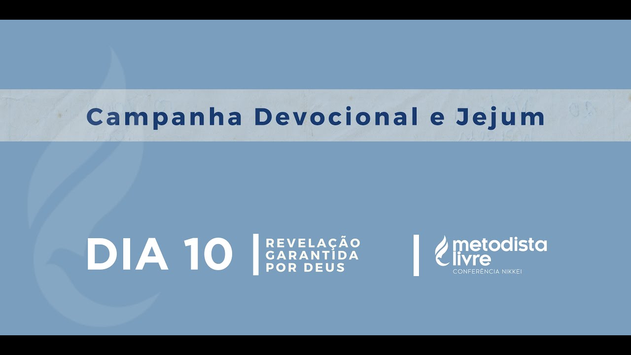 REVELAÇÃO GARANTIDA POR DEUS - 10 de novembro