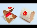How To Make A Treasure Chest With Popsicle Sticks Miniature Treasure Chest Craft
