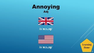 Annoying meaning pronunciation and synonyms #Shorts