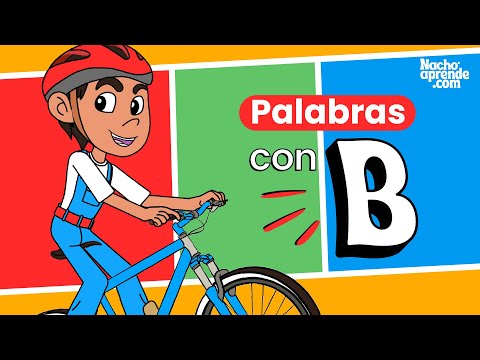 ✏️🚲Palabras con la LETRA B - La b de BICICLETA - Lectura para niños