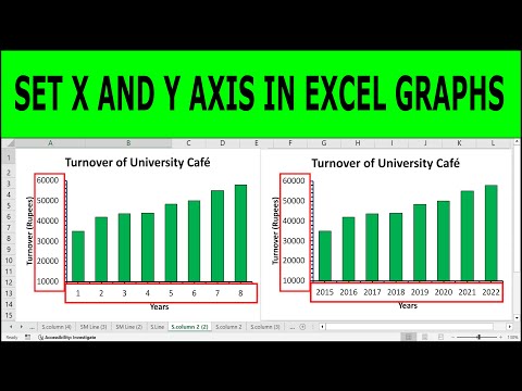 How to Set X and Y Axis in Excel (Bar Graph)