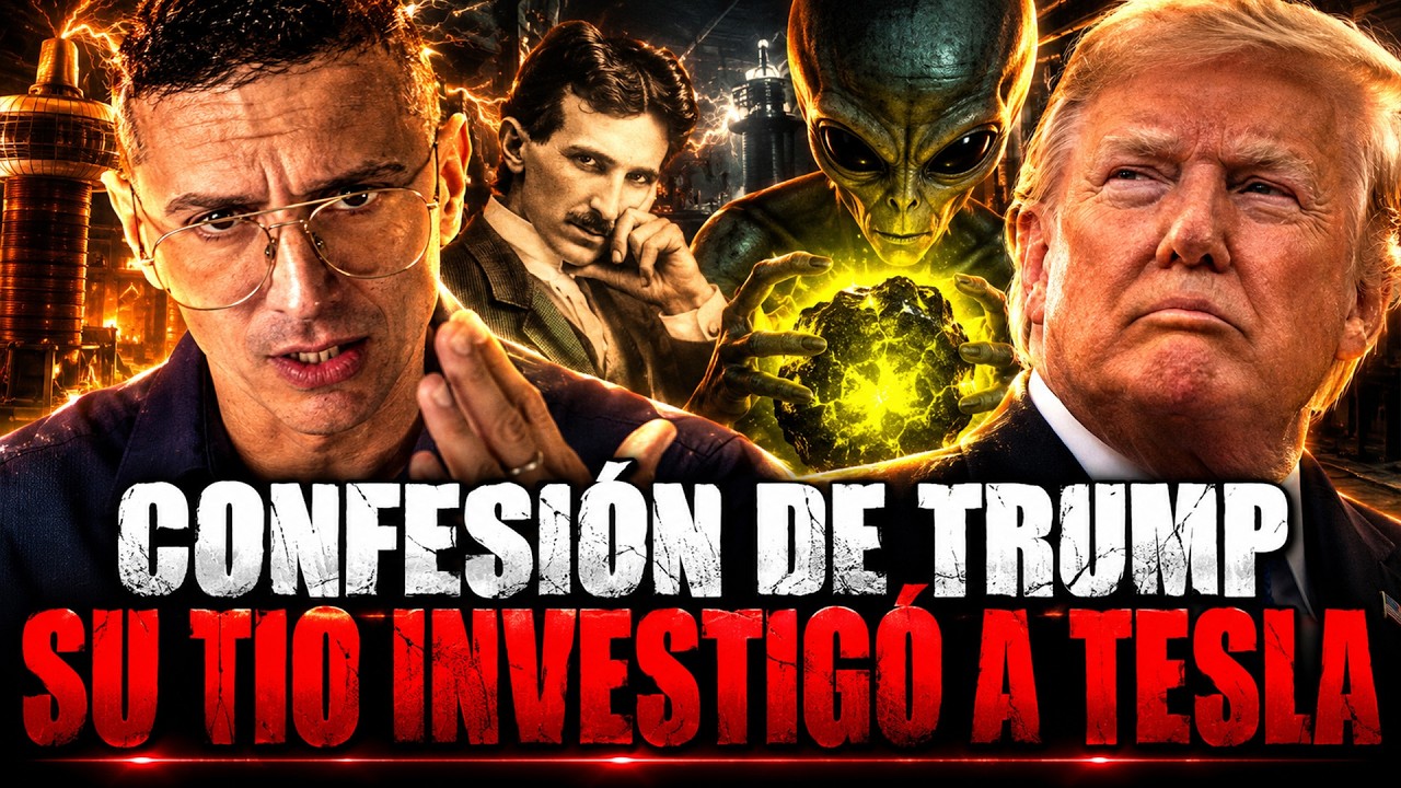 TRUMP CONFESÓ "HOY" su tio(JOHN) investigó a Nicola Tesla y Anna Paulina Luna suelta novedades OVNI