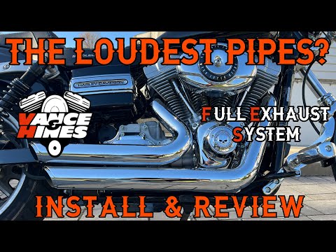 VANCE & HINES SHORT SHOTS: Full Install and Review on HARLEY DYNA