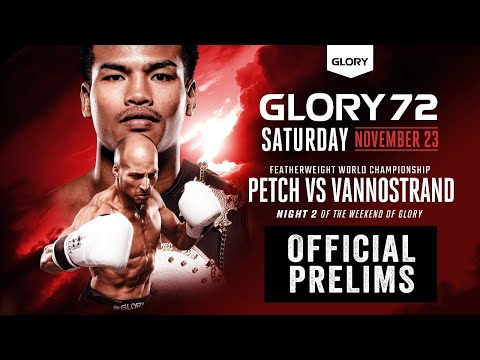 GLORY 72 Chicago: Official Prelims