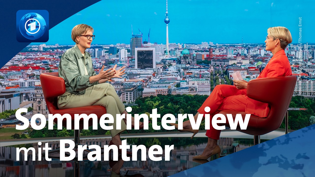 Grünen-Chefin Brantner im ARD-Sommerinterview