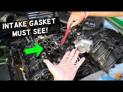 DODGE CHARGER UPPER INTAKE MANIFOLD GASKET REPLACEMENT REMOVAL