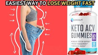 🍏 Weight Loss With Apple Cider Vinegar: SlimSculpt Keto ACV Gummies Review! 🌟